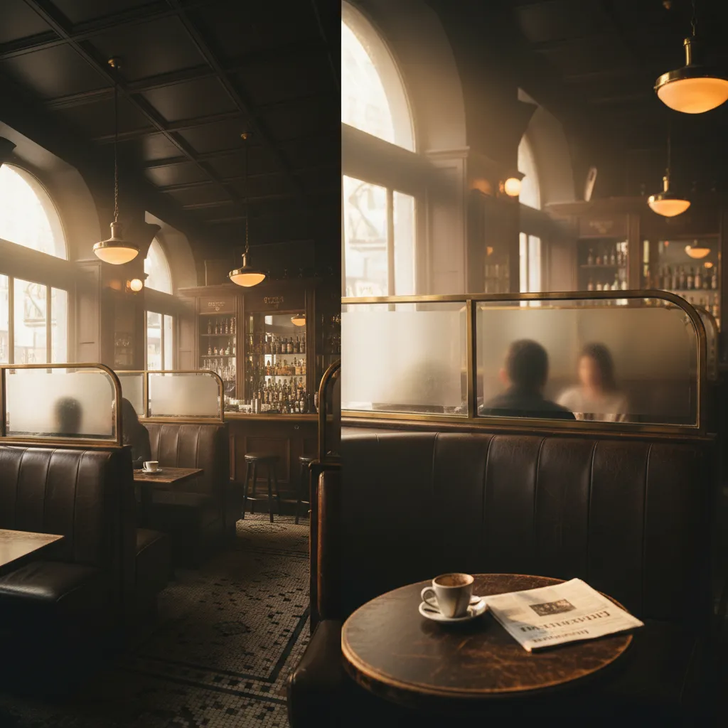 Editorial-style detail scene for Cecchi's in New York.