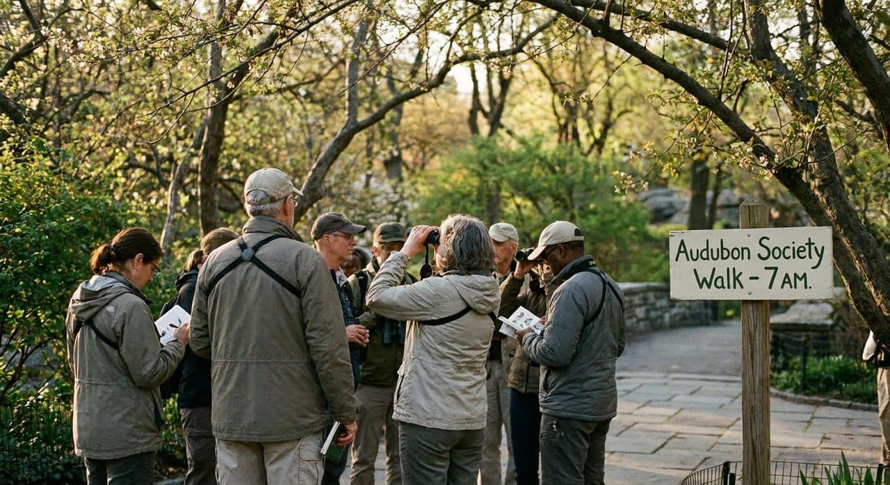 Central Park's Free Bird Walks Start Before the City Wakes - cover image