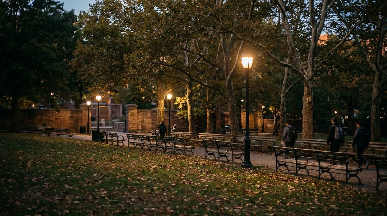 Championship Energy Without the Ticket: Fort Greene Park After Dark - cover image