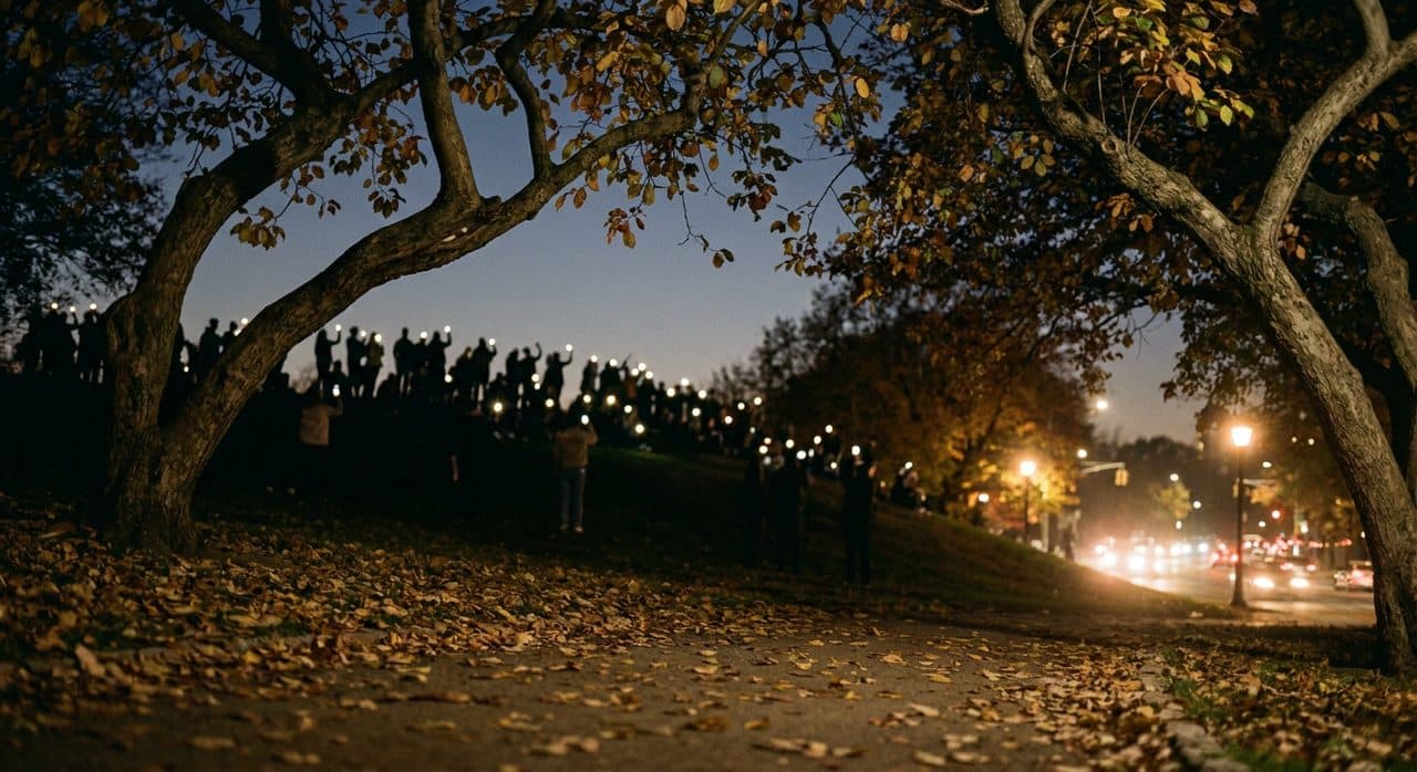 Championship Energy Without the Ticket: Fort Greene Park After Dark - scene
