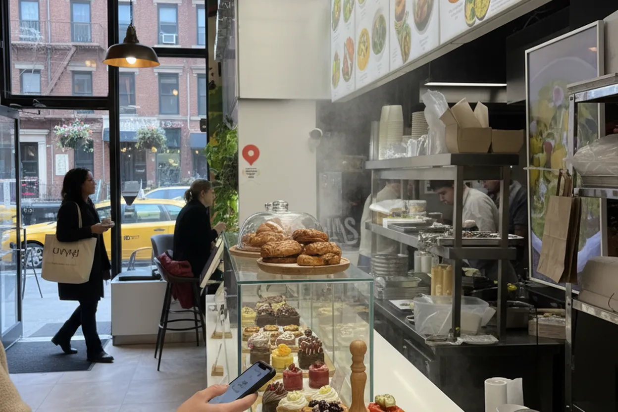 NYC experience scene for Charlotte Patisserie Greenpoint: A Quiet Cake Stop Before the G Train