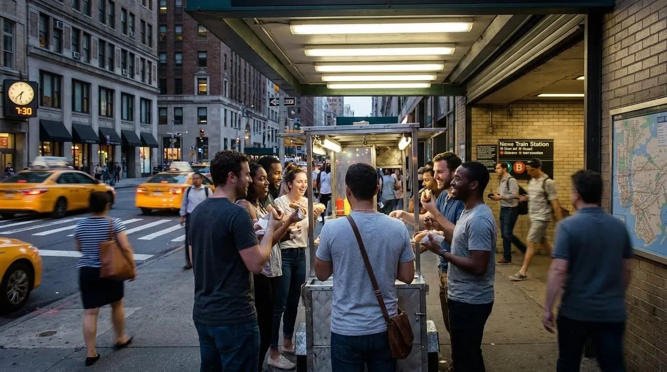 Cover scene for Cheap NYC Hot Dogs That Still Feel Like Dinner