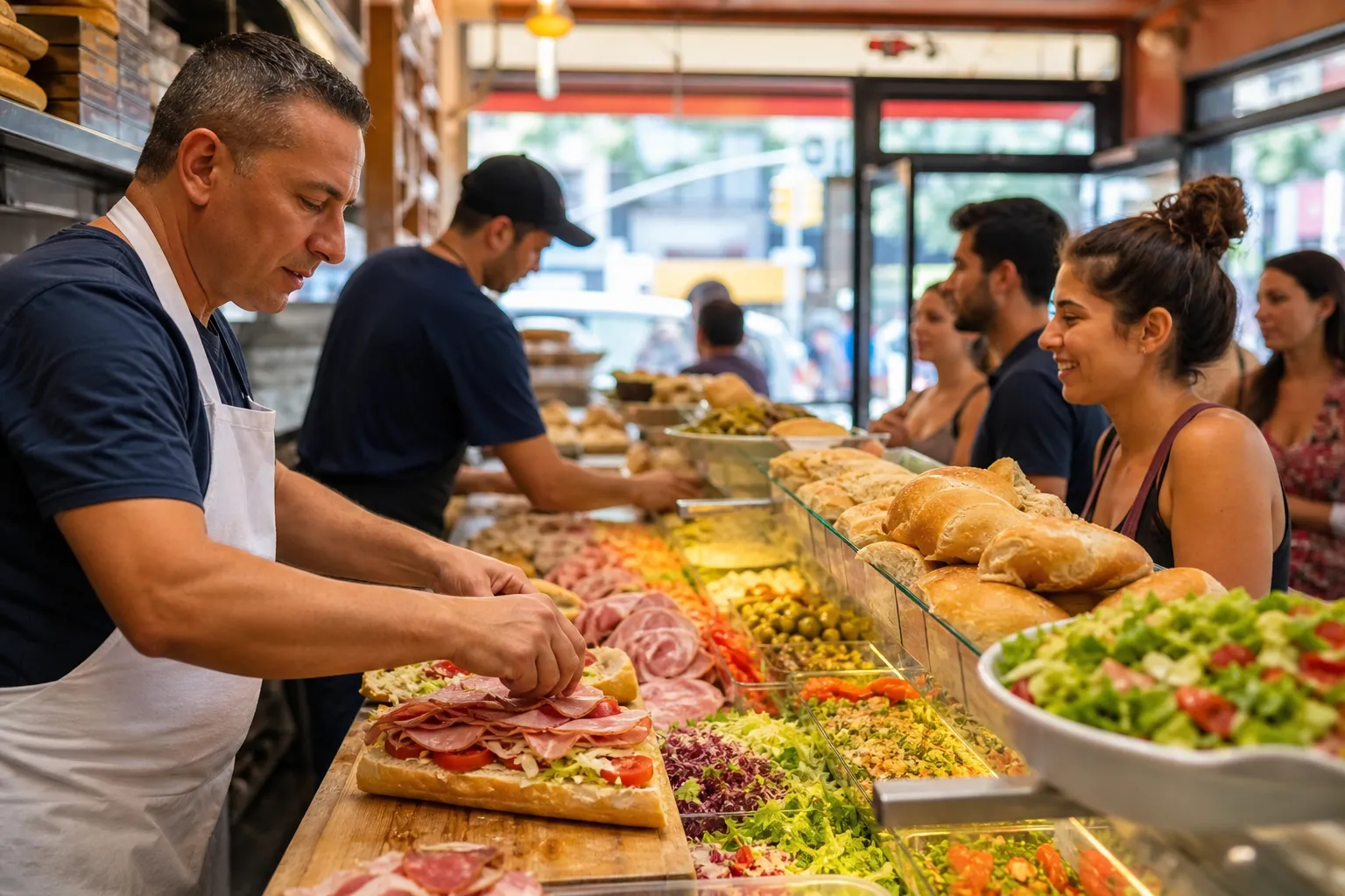 chopped italian sandwich nyc planning scene in NYC