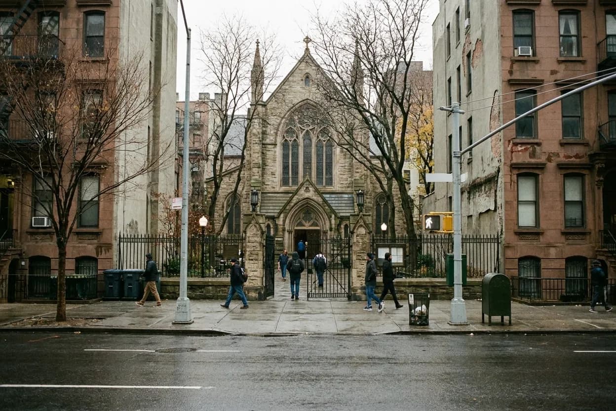 Cover scene for Church of the Transfiguration: Midtown's Hidden 'Little Church Around the Corner'