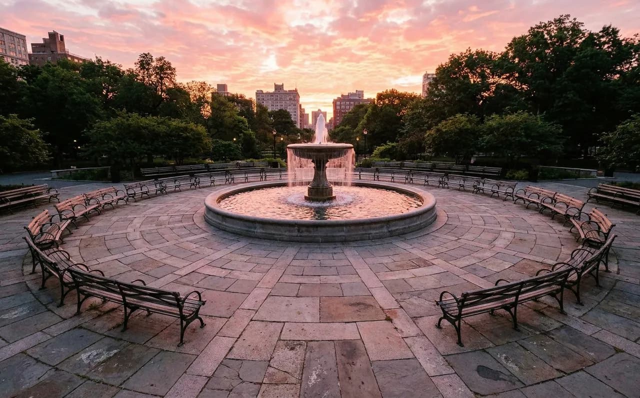 City Hall Park Fountain Activation and Morning Plaza Pattern Shift: A Fresh Field Note