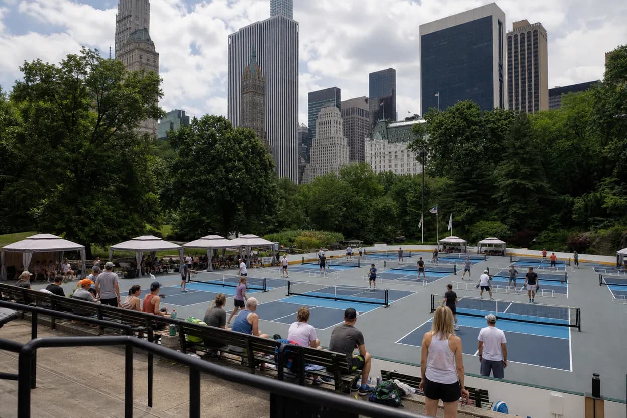 Cover scene for CityPickle at Wollman Rink: A Low-Stakes Doubles Plan in Central Park