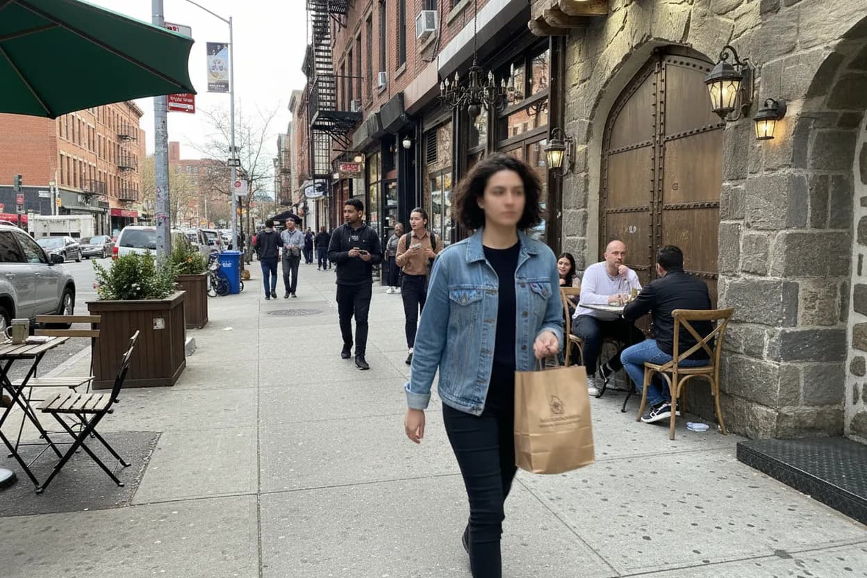 NYC experience scene for Cka Ka Qellu in Belmont for a Balkan Dinner After the Bronx Zoo Crowd Clears
