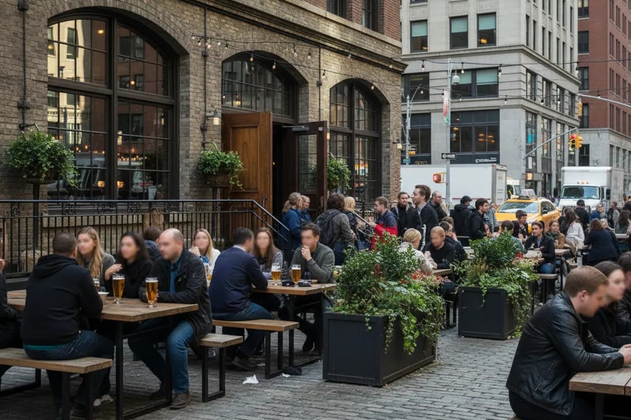 Cover scene for Clinton Hall FiDi for a Rainy Group Lunch When Games Beat Small Talk