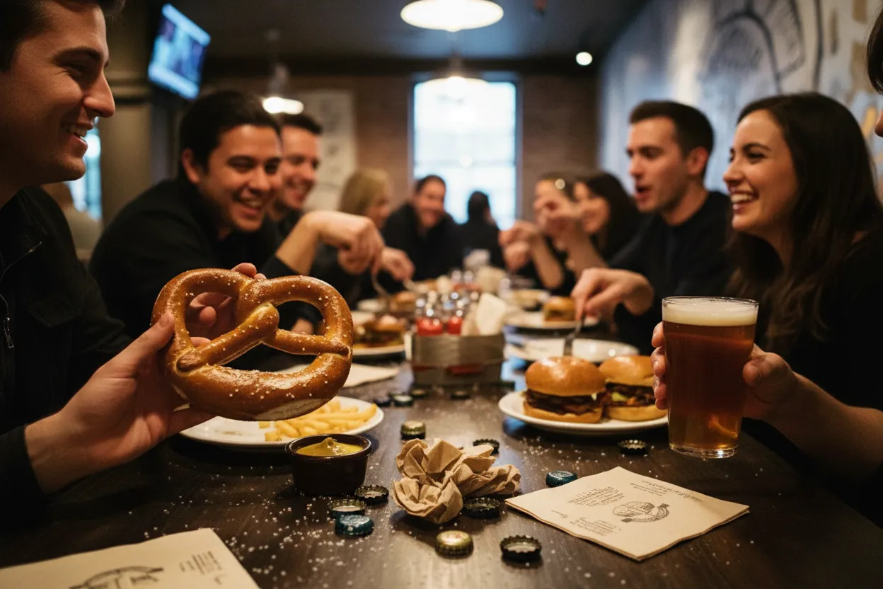 Editorial detail for Clinton Hall FiDi for a Rainy Group Lunch When Games Beat Small Talk