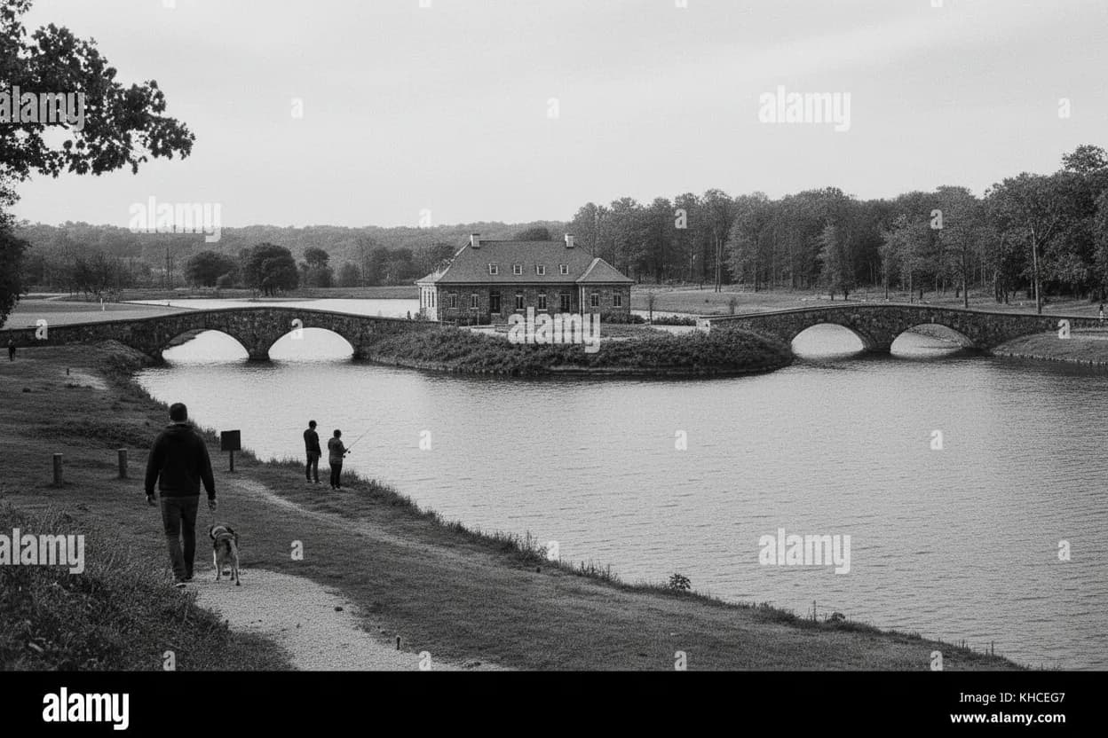 Cover scene for Clove Lakes Park Stone Bridge Walk for a No-Car Staten Island Reset