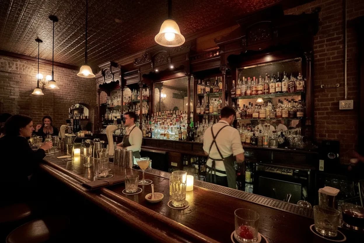 Cover scene for Clover Club in Cobble Hill When a Cocktail Date Needs Real Seats
