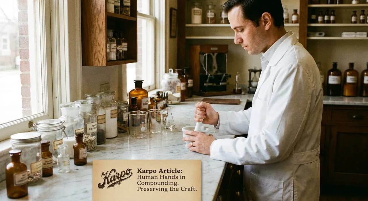 C.O. Bigelow Apothecary Prescription Counter Compounding Demonstration