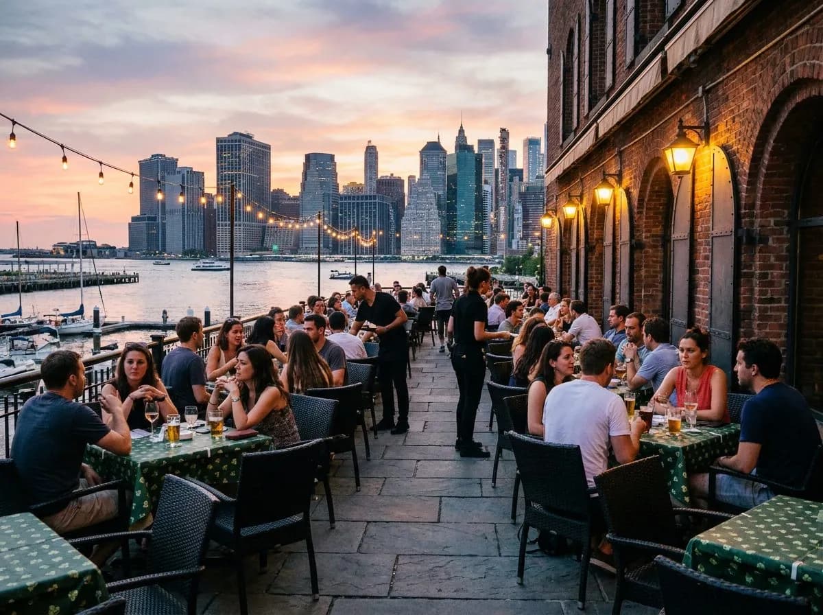Cocktail Bars in Red Hook with Waterfront Views and Craft Syrups