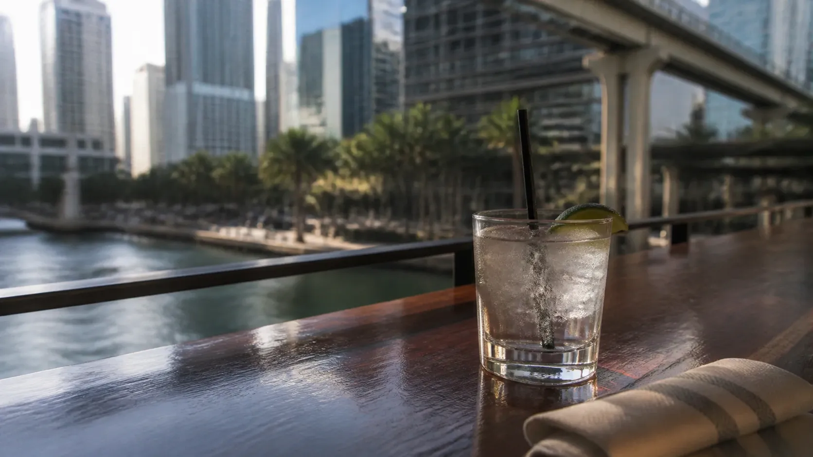 Realistic city scene for coco gauff and the Downtown Miami Detour Worth Taking? image 2