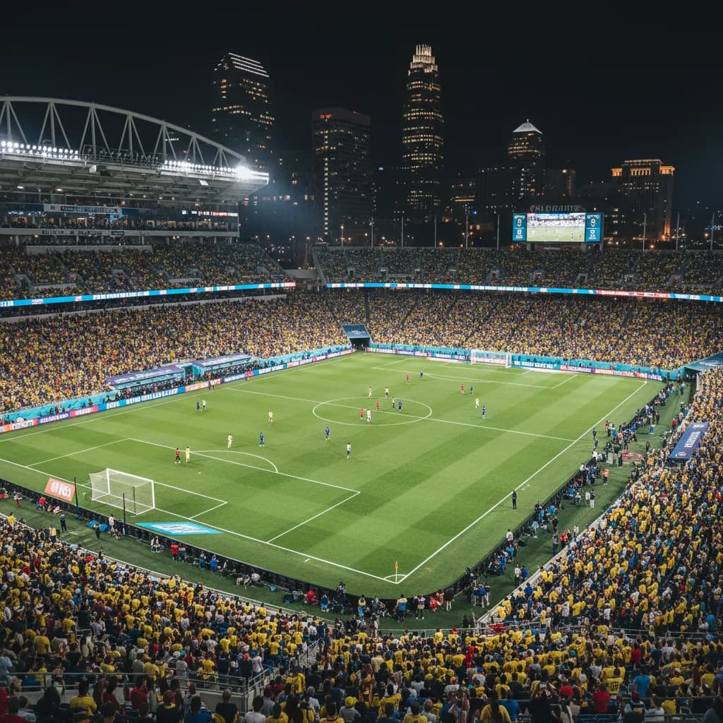 Bank of America Stadium hosts Colombia vs Ghana at the 2026 World Cup