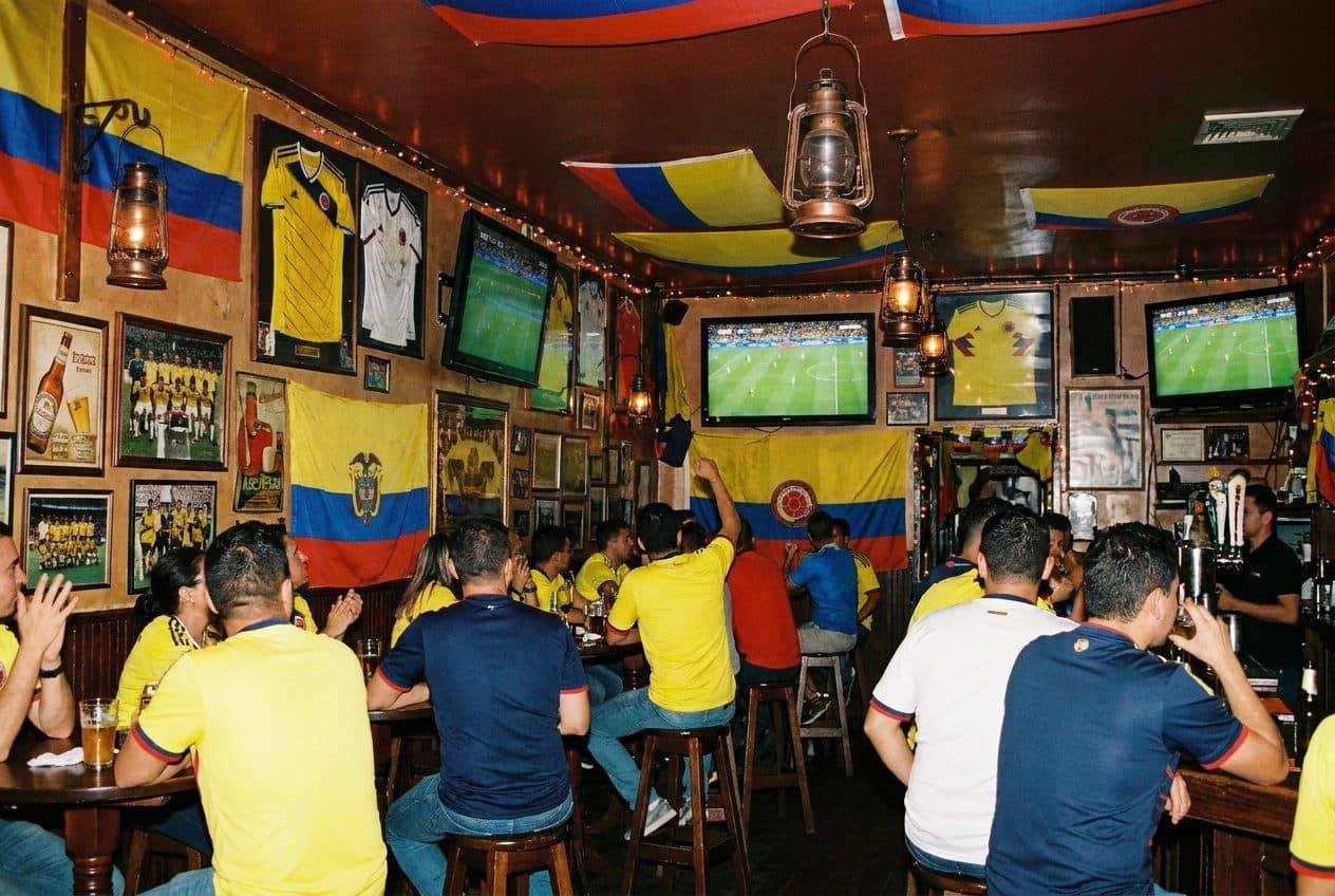 A Colombian Bar in Jackson Heights at the Colombia vs DR Congo Kickoff - cover