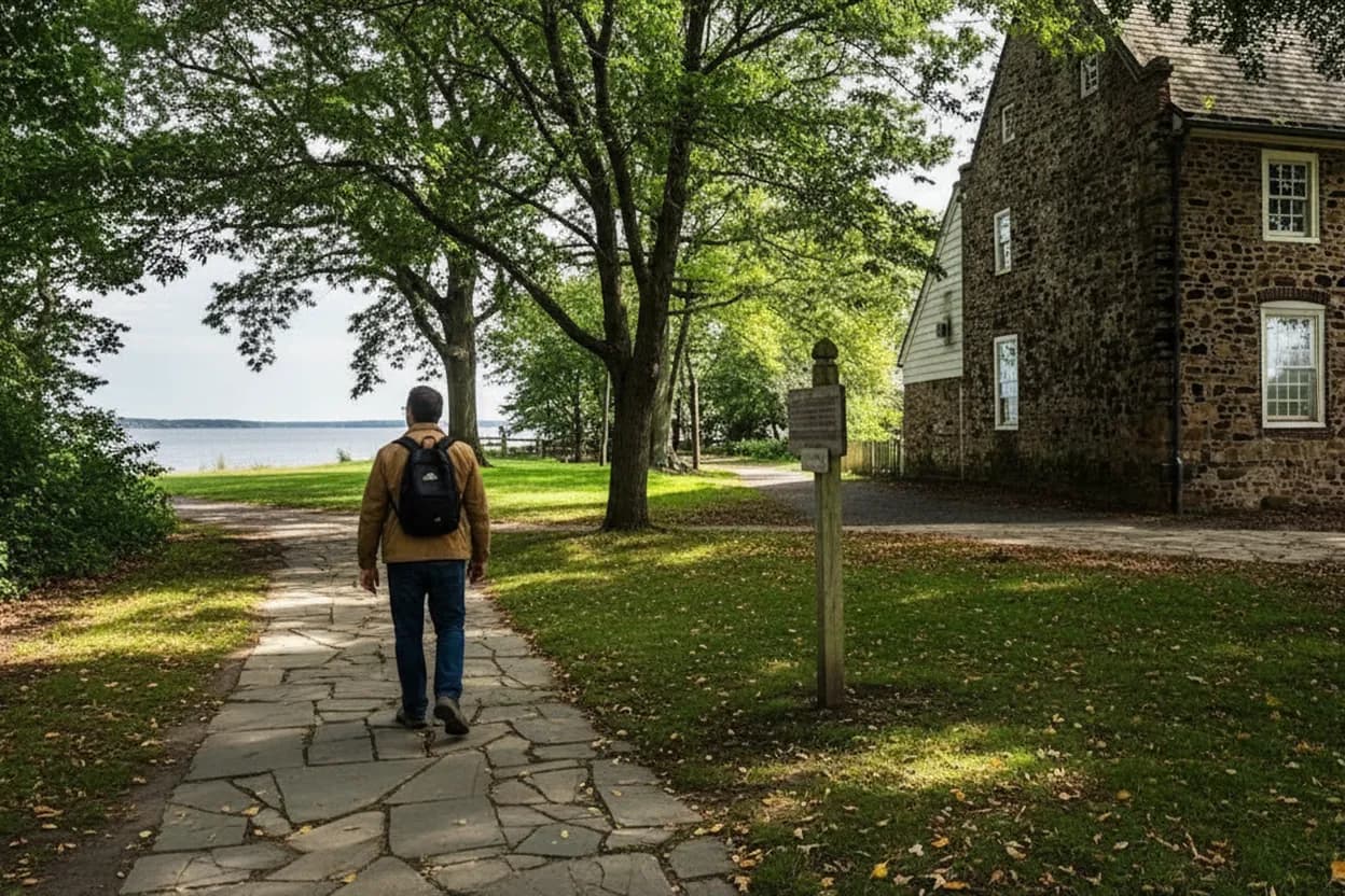 NYC experience scene for Conference House Park Shore Walk: A Free Tottenville Reset by the Water