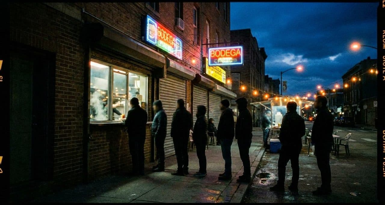 The Corona Taco Window That Opens When the Bars Close - scene
