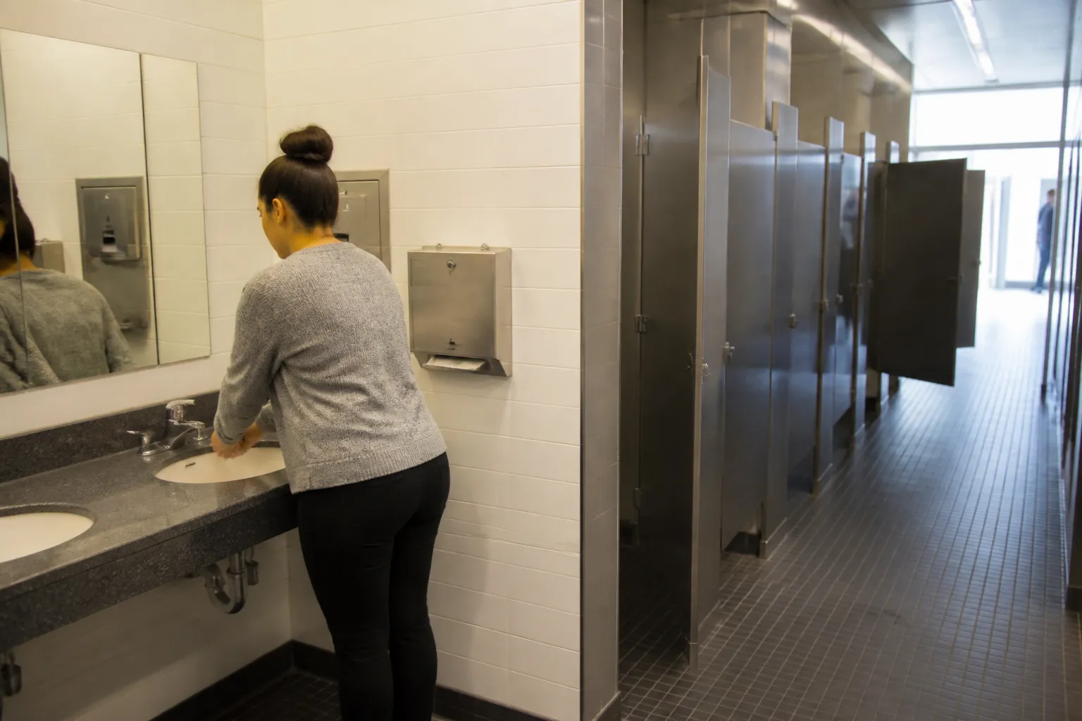 Editorial city scene for restrooms near me in SF