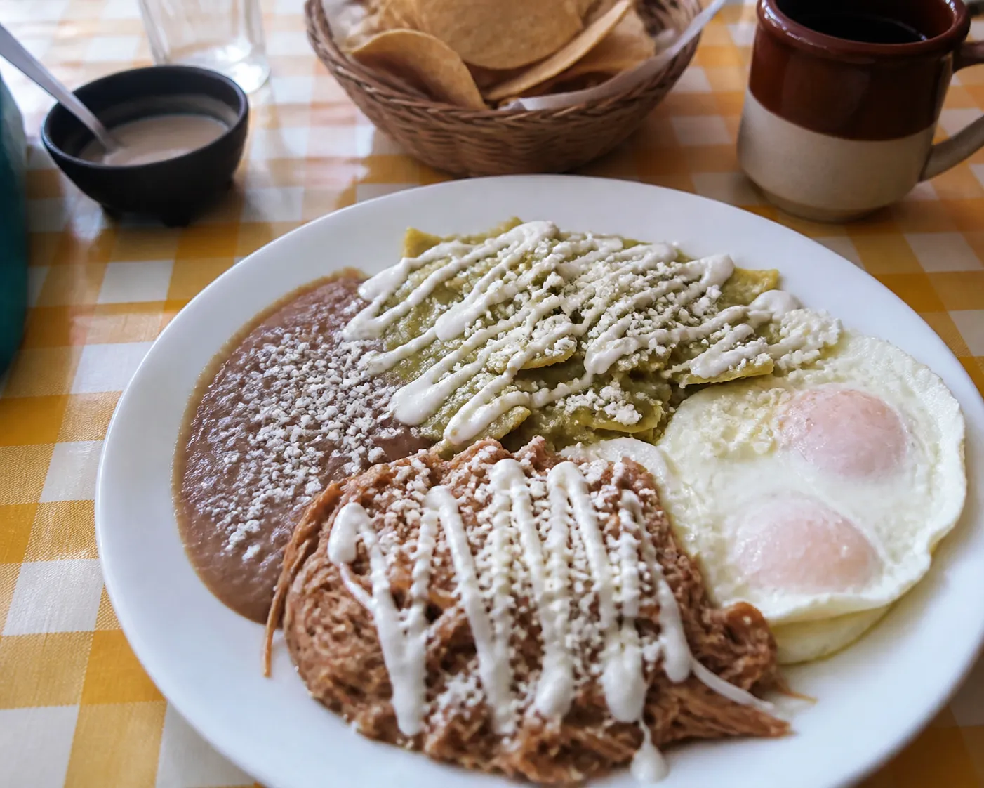 Editorial city scene for mexican breakfast near me in SF