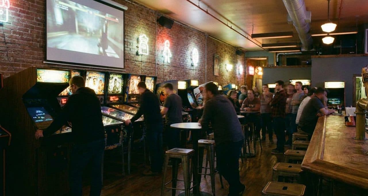 Crossroads Arcade Bar That Treats World Cup Like Summer Games Fest for the Analog Crowd in Crossroads Arts District - scene