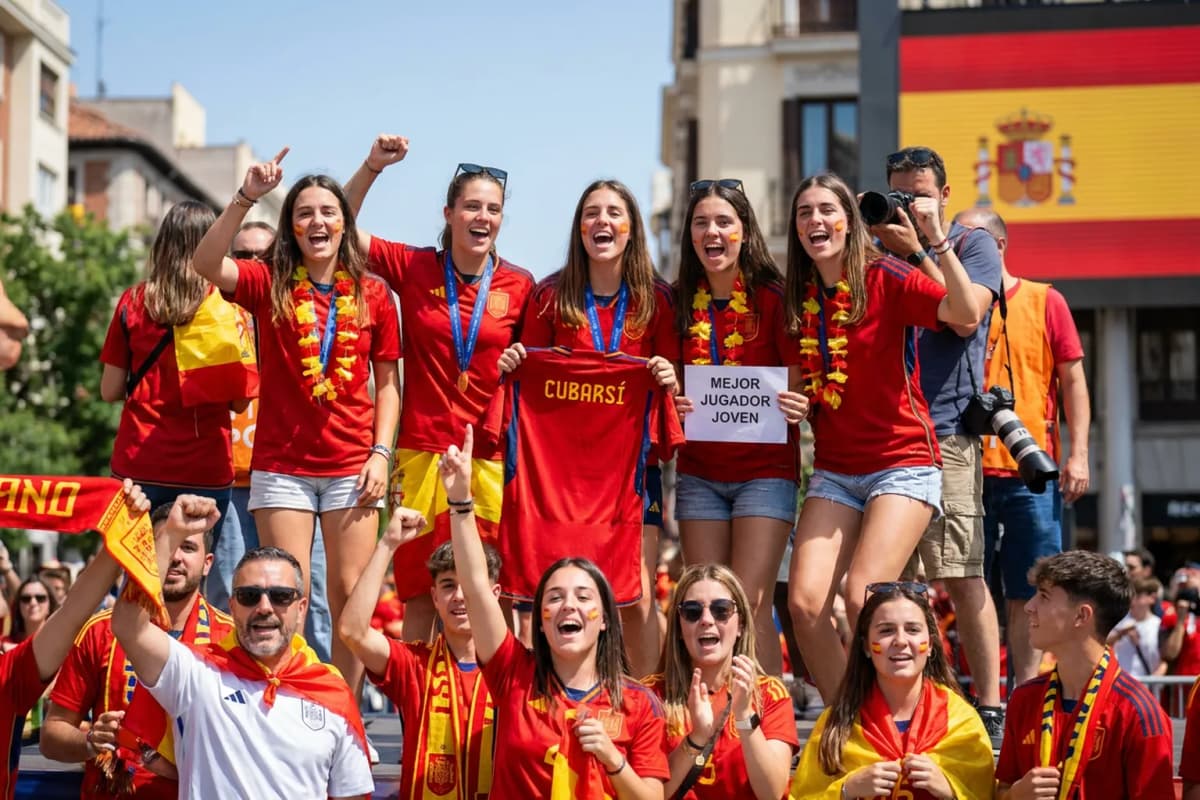World Cup supporters navigating East Rutherford · New York City · North America during match day.