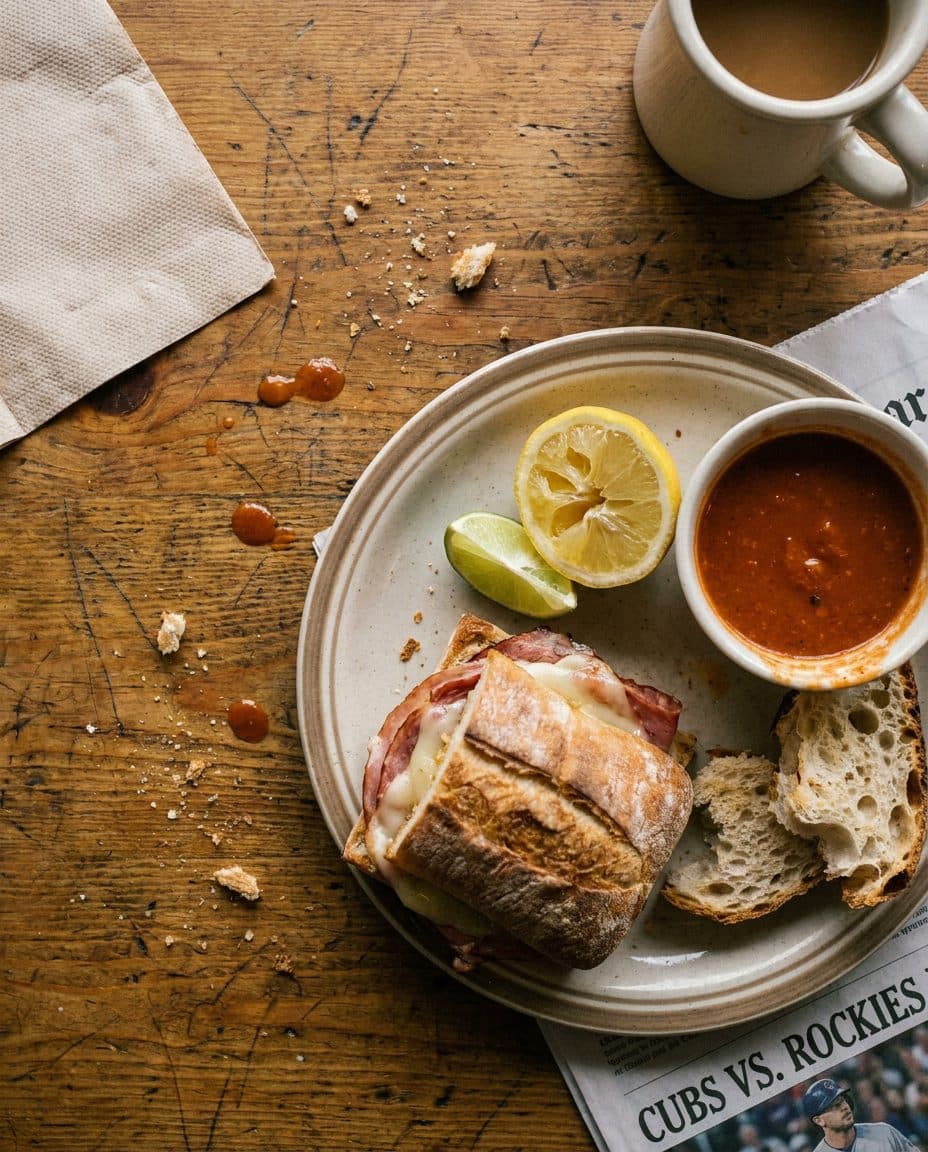 Cubs vs Rockies Over Ridgewood Tortas and Lime - scene
