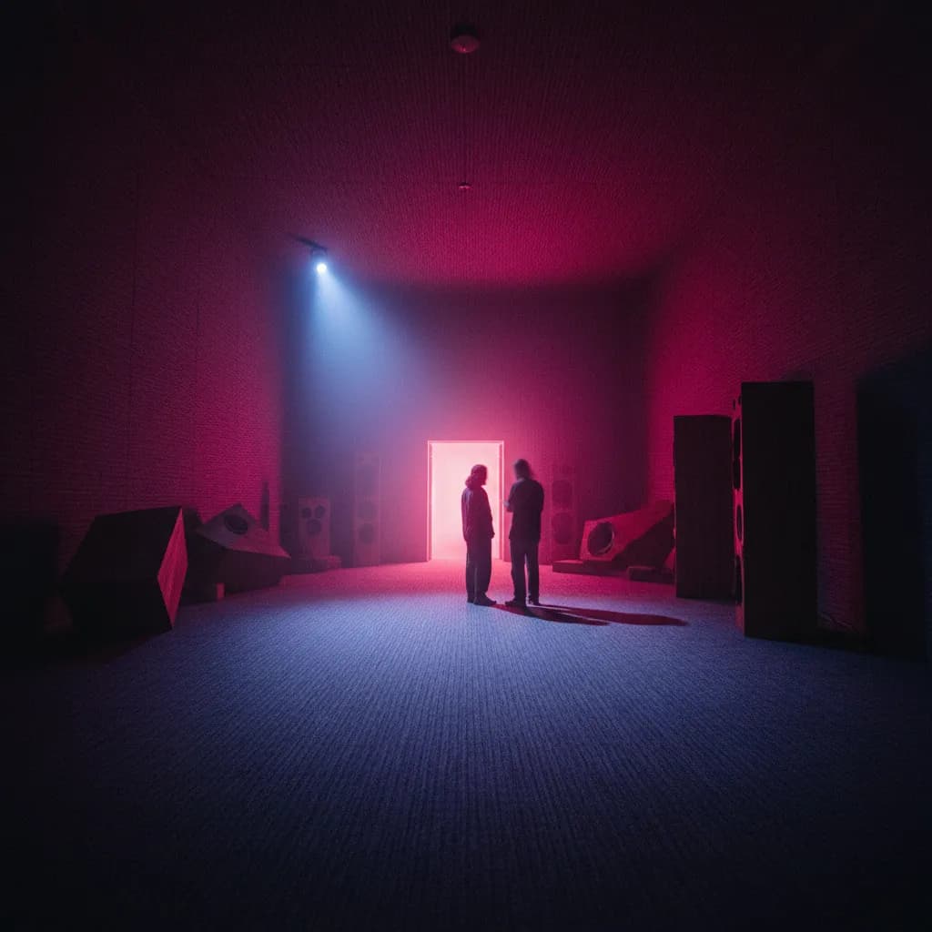 David Hockney Paintings, Then Dream House: The SoHo Room Where Color Turns Into Sound - cover image