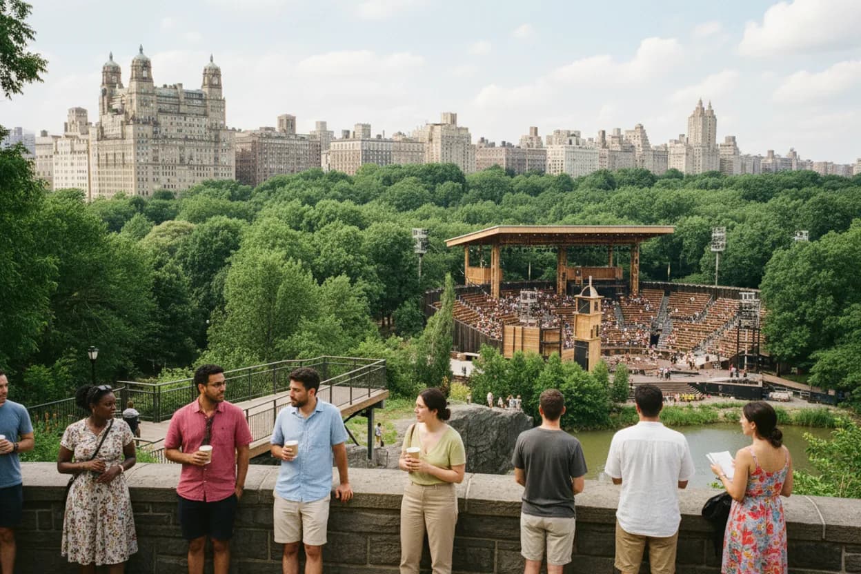 Cover scene for Delacorte Lottery Strategy: Free Shakespeare When You Cannot Wait All Day