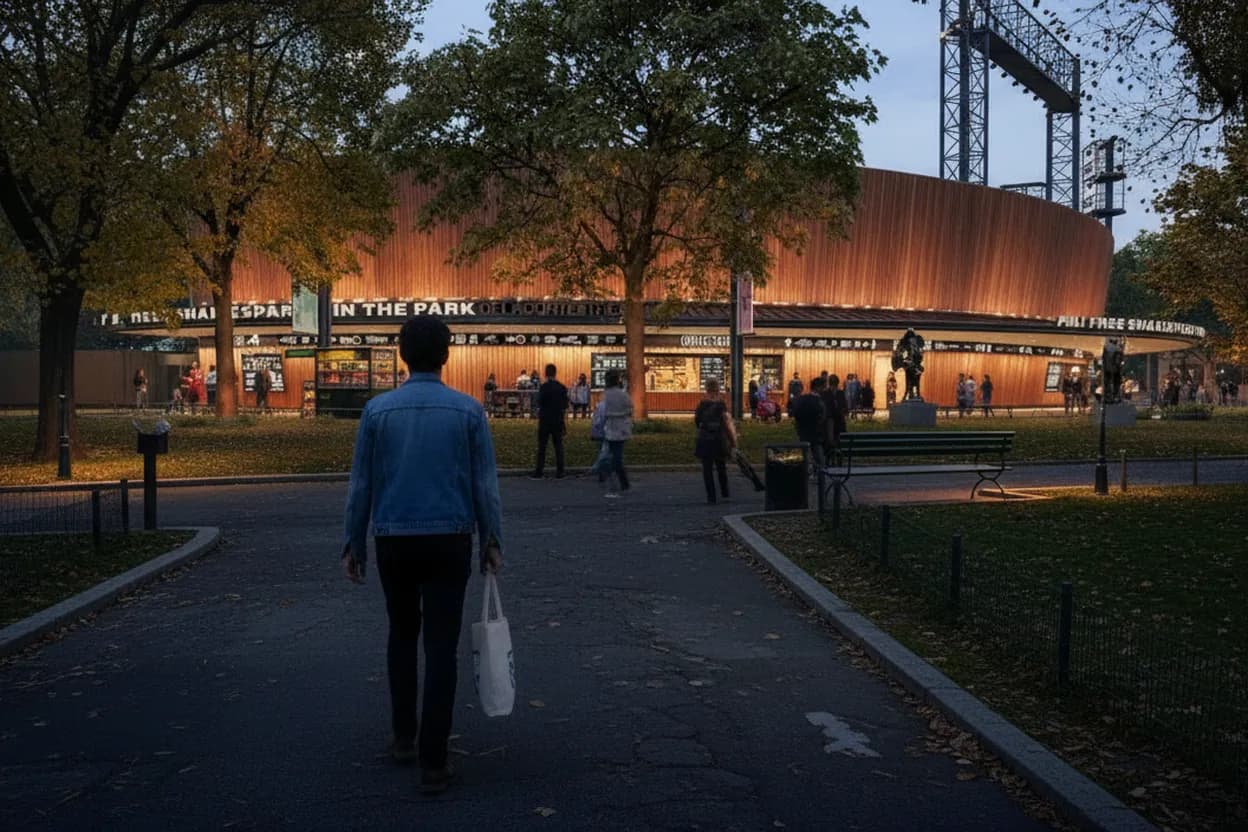 NYC experience scene for Delacorte Lottery Strategy: Free Shakespeare When You Cannot Wait All Day