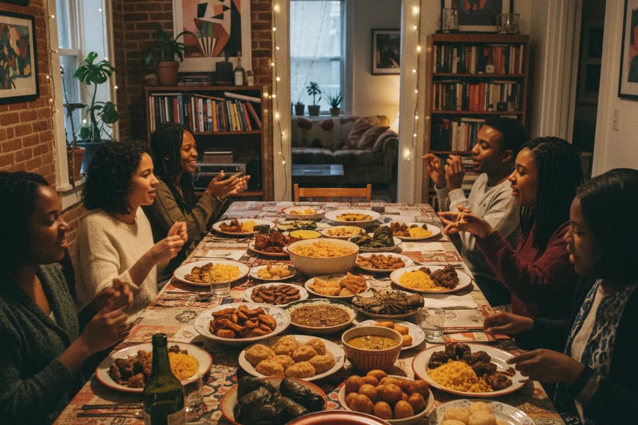 Cover scene for Dept of Culture: How to Plan a Communal Nigerian Dinner in Bed-Stuy