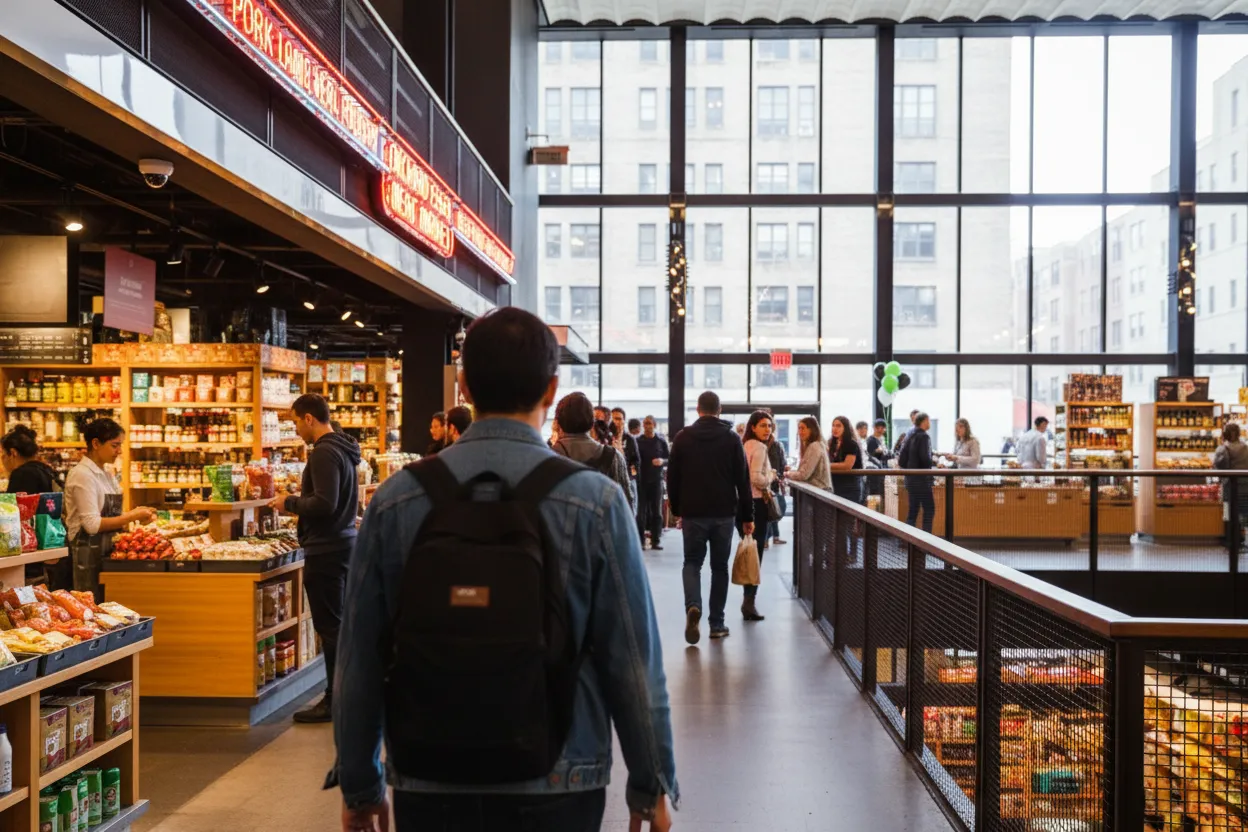 NYC experience scene for Dhamaka at Essex Market When a Food-Hall Backup Is the Real Advantage