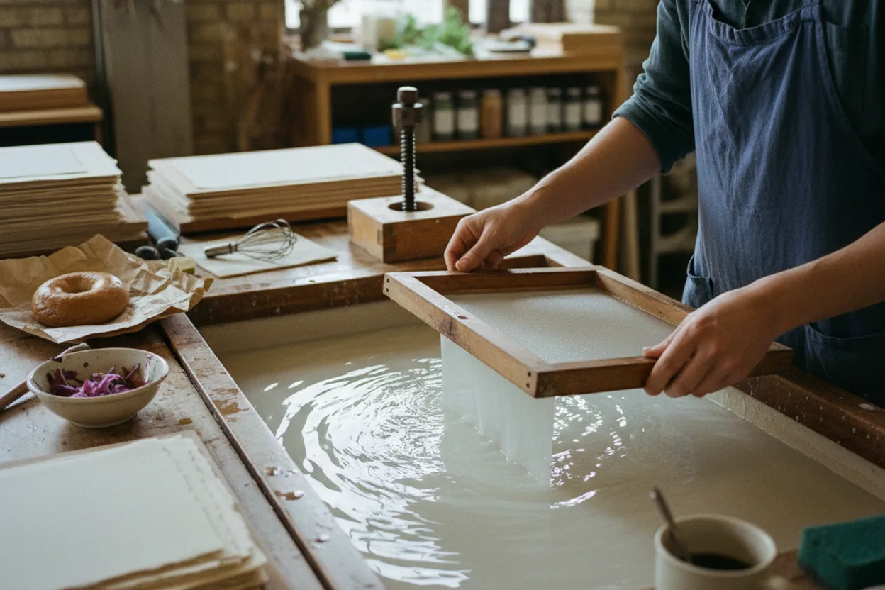 Editorial detail for Dieu Donné: A Beginner’s Guide to Hand Papermaking in Brooklyn