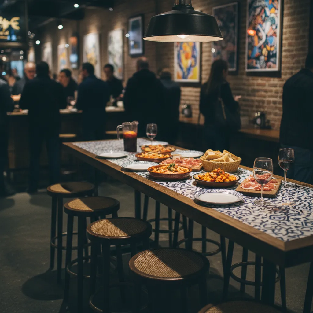 Dinner Date Ideas: Mercado Little Spain Works When Nobody Can Choose One Dish - cover image