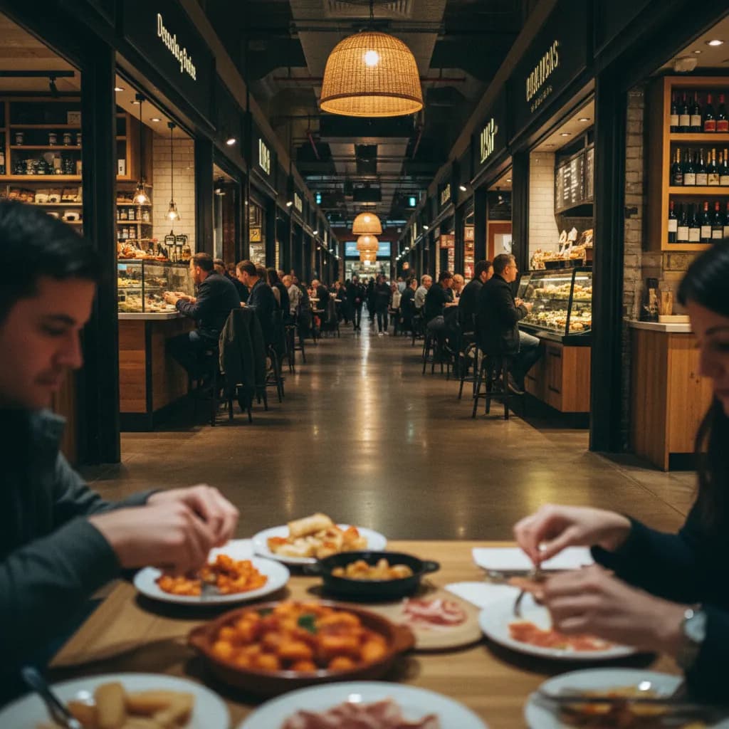 Dinner Date Ideas: Mercado Little Spain Works When Nobody Can Choose One Dish - detail scene