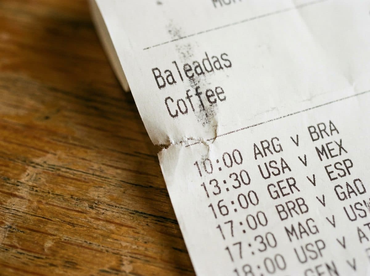 Does Gulfton's Honduran Cafe Print the World Cup Qualifiers Schedule on Every Receipt? - scene