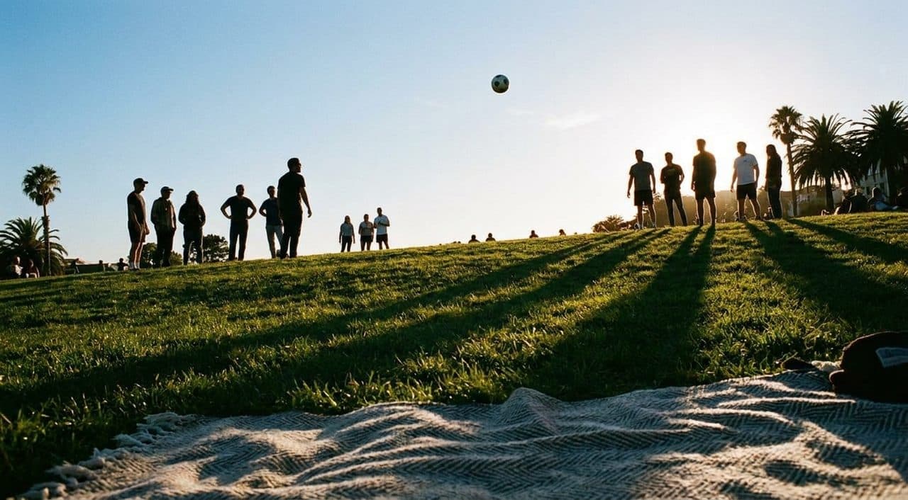 Dolores Park on a Sunday When the Terraced Lawns Become the Neighbourhood's Living Room - scene
