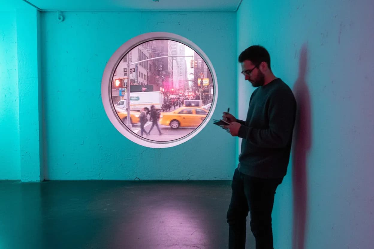 NYC experience scene for Dream House NYC: A Patient Guide to Tribeca’s Sound-and-Light Installation