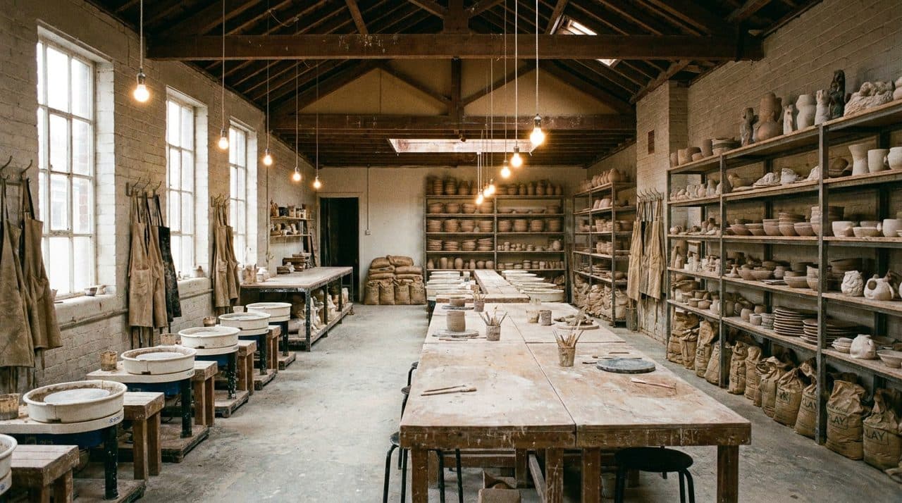 A Drop-In Ceramics Studio in a Converted Warehouse Where the Kilns Run All Week - cover