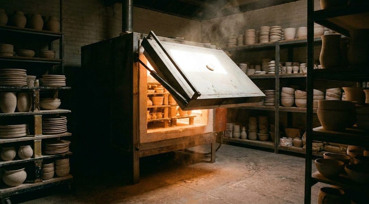 A Drop-In Ceramics Studio in a Converted Warehouse Where the Kilns Run All Week - scene