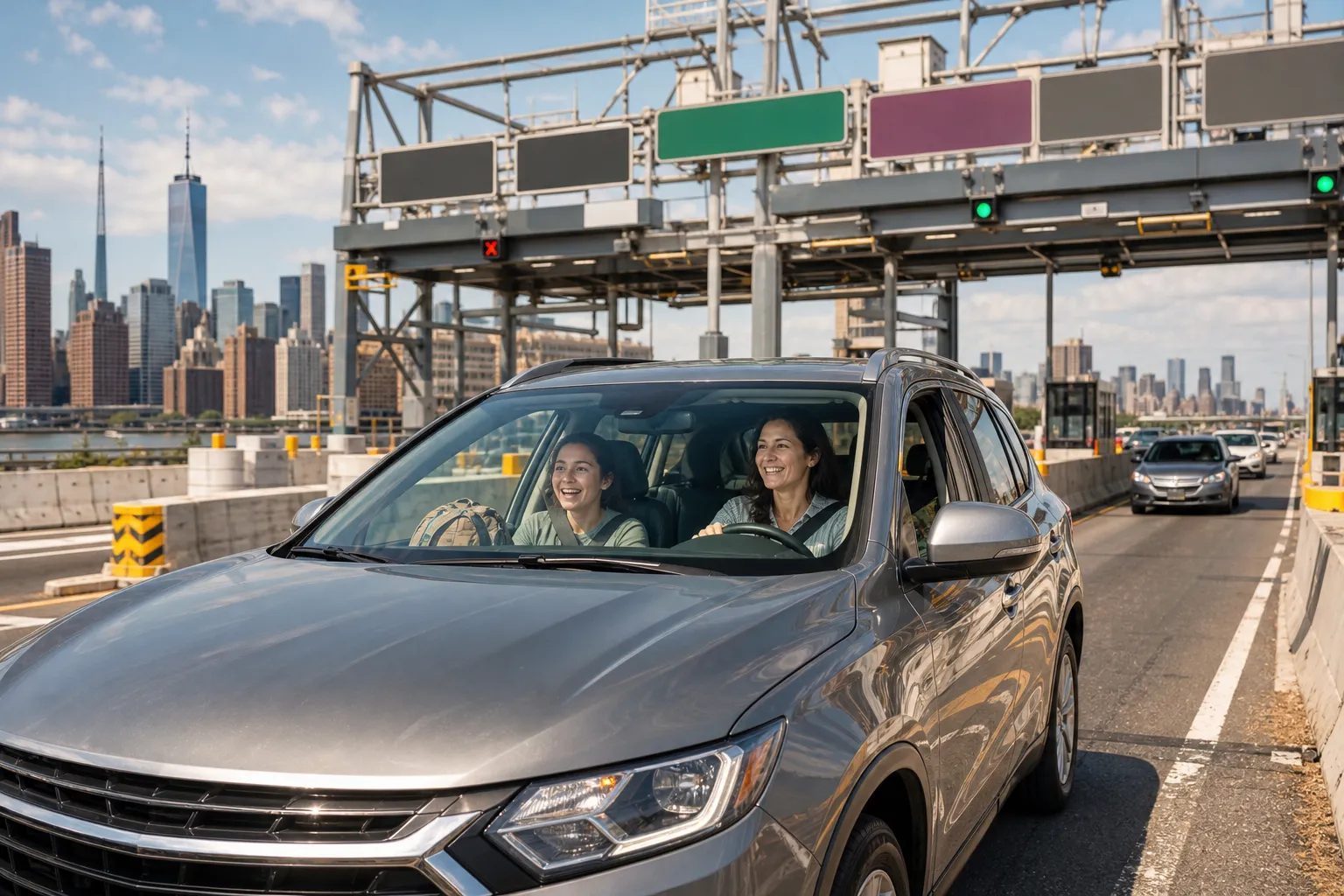 Bridge or tunnel decision point before NYC move-in