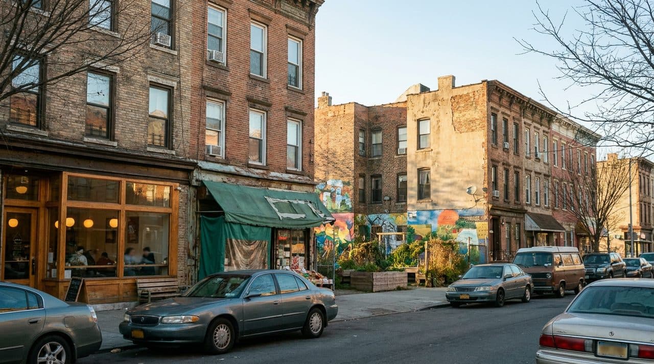 East New York Between What Remains and What Arrives on Blocks That Hold Both - cover