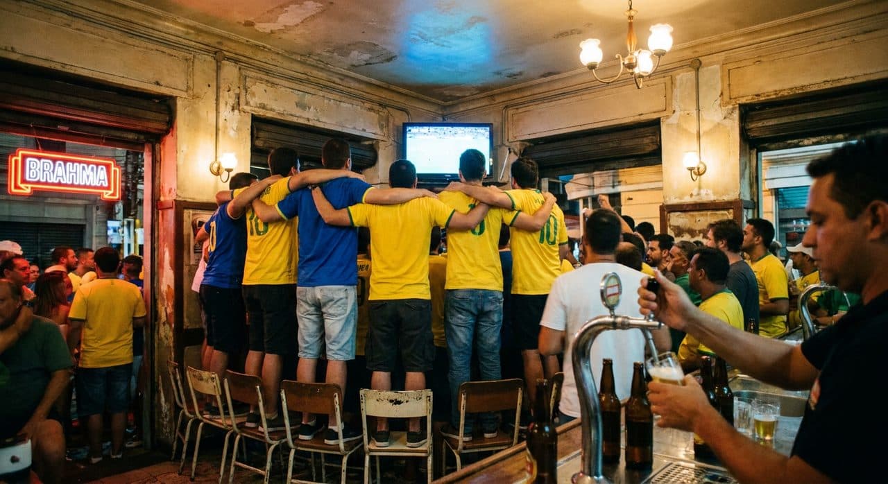 The East Williamsburg Boteco That Becomes Brazil's Living Room Every Match Day - scene