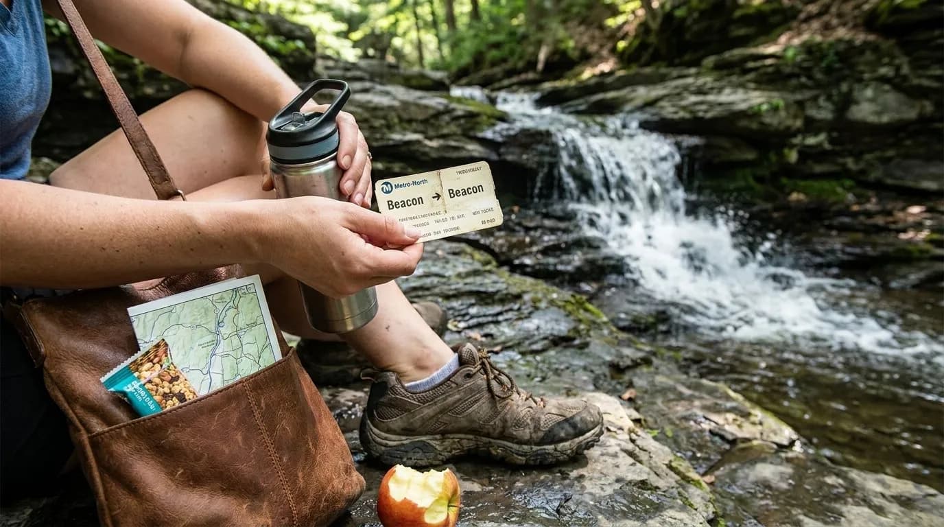 Editorial NYC detail for Easy Hudson Valley Waterfalls for Low-Energy Summer Escapes