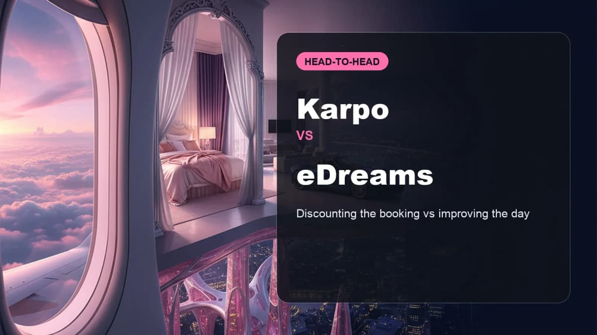 Editorial comparison of Karpo and eDreams