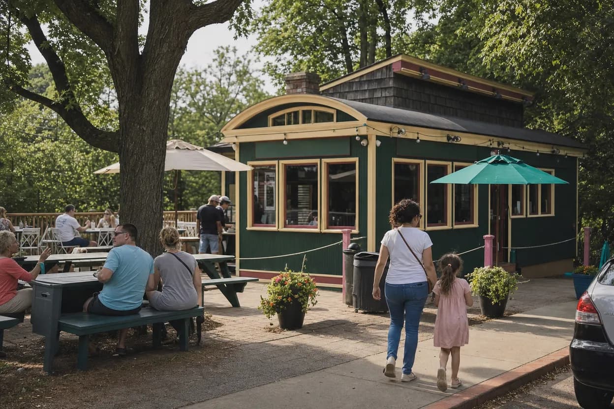 Cover scene for Egger's Ice Cream in Staten Island: A Ferry-Day Sundae With Seats