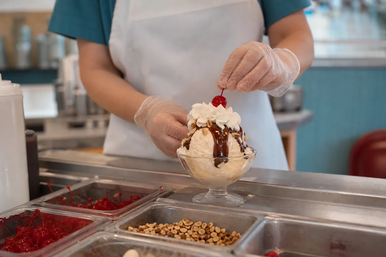 Editorial detail for Egger's Ice Cream in Staten Island: A Ferry-Day Sundae With Seats