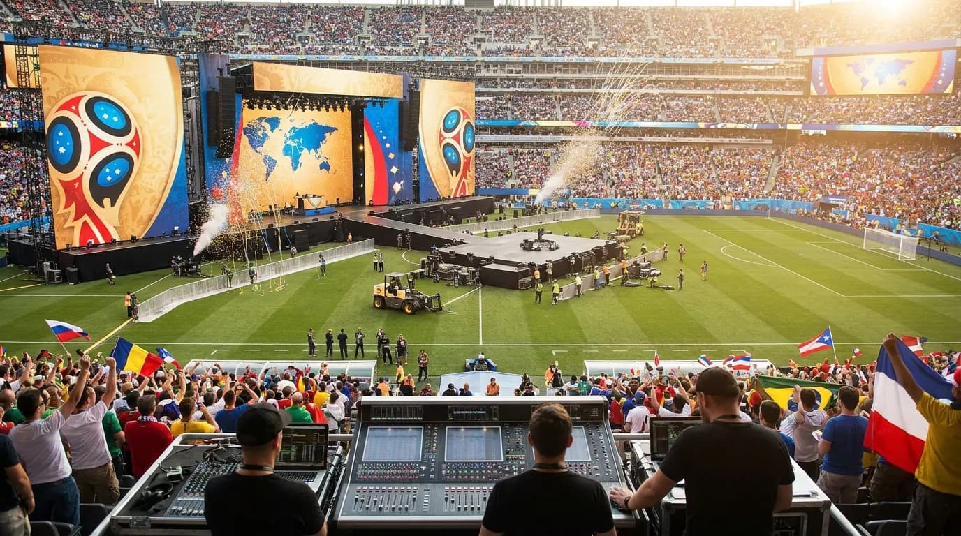 Bright editorial cover for How an 11-Minute Show Changed World Cup Final Tradition