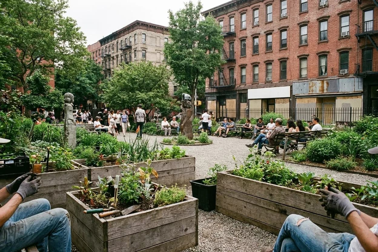 Cover scene for Elizabeth Street Garden: The Sculpture-Filled Nolita Garden That Feels Like a Neighborhood Secret