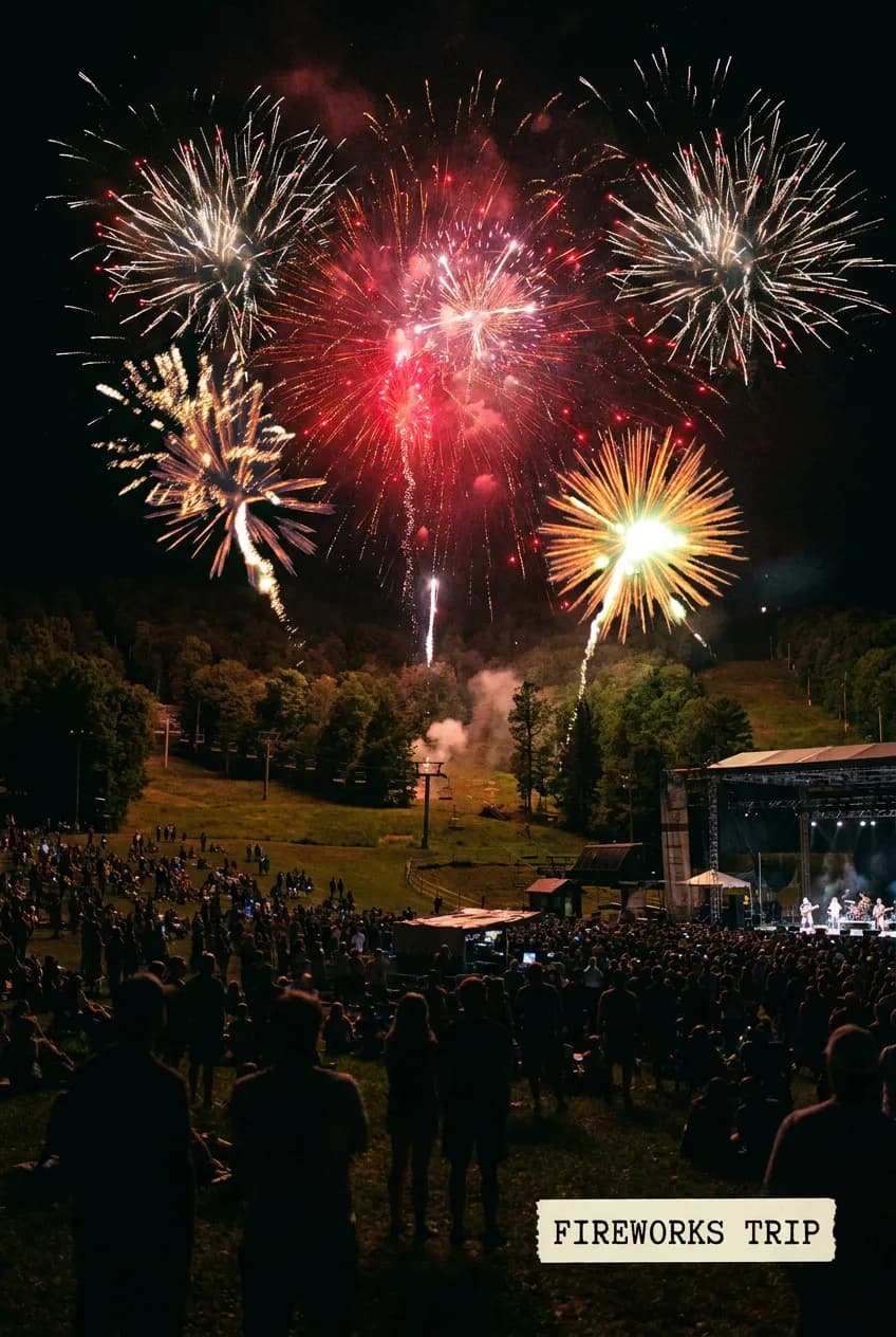 Holiday Valley fireworks weekend image